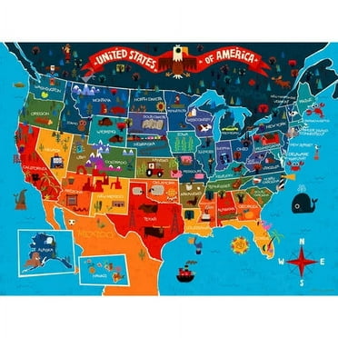 Oopsy Daisy's America the Beautiful Canvas Wall Art, 24x18