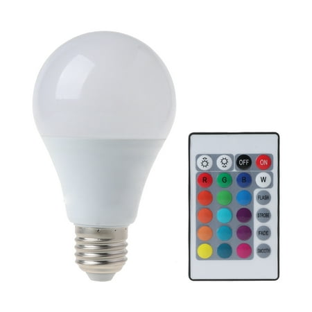 

Sardfxul 85-265V 10w / 15W E27 RVB lumière LED changement de couleur bulbe + télécommande