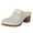 White, variant on fukaraa Trendy Womens Heels Mules and Clogs Closed Toe Bootie Pumps Slip on Slippers Shoes