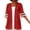 Red, variant on Posijego Womens Chiffon Cardigans Lightweight Short Sleeve Open Front Casual Summer Beach Cardigans Jackets for Women