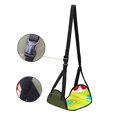 thumbnail image 1 of Colorful Foot Rest Comfy Hanger Durable Oxford Footrest Hammock For Airplane Train, 1 of 5