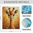 thumbnail image 3 of Diamond Art Kit for Adults, Adorable Giraffe Autumn Scene Diamond Painting for Adults Beginners, 5D DIY Diamond Art Painting Kits, Colorful Diamond Painting Craft for Home Decor 12x16, 3 of 7