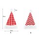 thumbnail image 3 of Gorro navideño, gorro de Papá Noel para adultos, mujeres y hombres, gorro navideño de crochet, gorro de calavera cómodo para disfraz, suministros para fiestas navideñas, 3 of 5