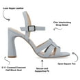 thumbnail image 4 of Journee Collection Womens Gibssen Ankle Strap Covered Block Heel Sandals, 4 of 5