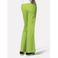 thumbnail image 2 of Wink Origins Romeo Women Flare Leg Cargo Scrub Pant, Green Apple, 2X Petite, 2 of 5