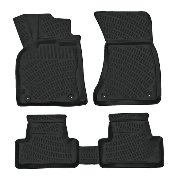 Croc Liner All Weather Custom Fit Floor Mats Compatible with Audi Q5 (2018-2021)