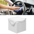 thumbnail image 1 of 10 paños de limpieza de microfibra, paño de cocina, paño lavable para limpiar ventanas, para cocina, menaje, hogar, lavar platos, coche. Blanco, 1 of 8