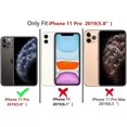 thumbnail image 4 of for iPhone 11 Pro Case Clear Designs Case,Military Grade Rugged Cover with Fashionable Women Girls,Shockproof Bumper Protective Glitter Cute Slim-fit, 4 of 4