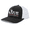 Black Heather/White, variant on Mens 2024 Trump Save America Vance Mesh Back Trucker Hat-Heather Grey/Black