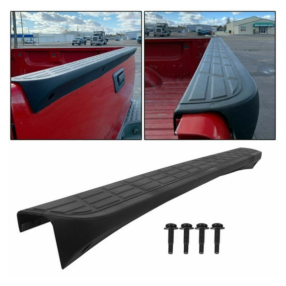 WaiRitoday 2007-2014 Compatible with Chevy Silverado Sierra Tailgate Top Protector Spoiler Cap Cover