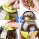 thumbnail image 4 of Bola de comida para perros, dispensador de comida pequeño, juguete interactivo de alimentación lenta para cachorros y gatos, verde amarillento, 4 of 5