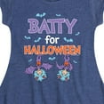 thumbnail image 3 of Dr. Seuss - Batty For Halloween Thing 1 and Thing 2 - Toddler And Youth Girls Fit And Flare Dress, 3 of 6