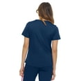 thumbnail image 2 of MediChic Active Wear V-Neck Athletic Yoga Top with Two Pockets, 2 of 3