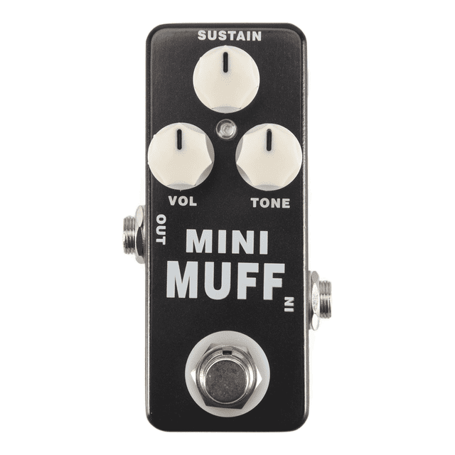 Pedal de efecto de guitarra eléctrica Mini Muff Fuzz Distortion