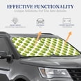 thumbnail image 2 of Lsque Happy Fruit 2 PCS Windshield Sun Shade | CarFoldable Window Covers | Car Accessories Reflect UV for Universal Cars SUV Truck | Large, 2 of 7