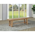 thumbnail image 2 of Middleton 60-inch Wood Backless Dining Bench Natural Brown, 2 of 6