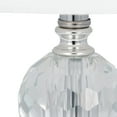 thumbnail image 4 of Sagebrook Home Modern Set Of 2 Crystal 19" Faceted Table Lamp, Silver, Orb - 10" x 10" x 19", 4 of 10
