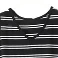 thumbnail image 5 of Fsgntruao Plus Size Pajama Set for Women Striped Sleeveless Tank Tops with Wide-Leg Shorts Casual Nightwear Sleepwear, 5 of 5