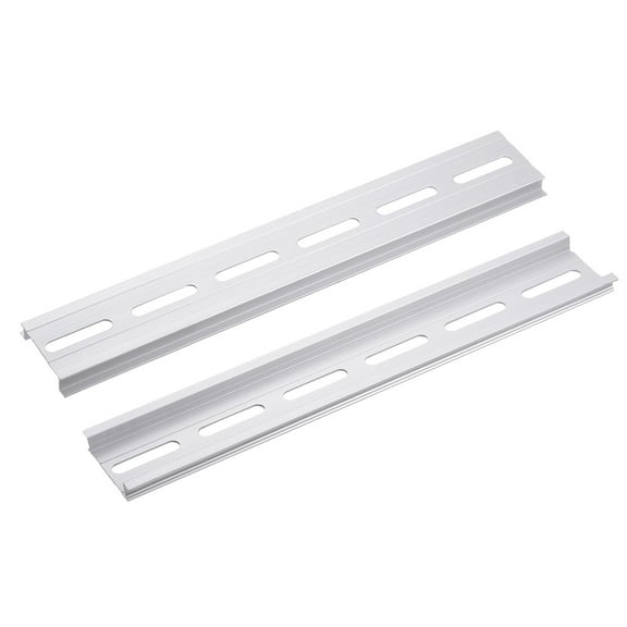 3pcs Aluminum DIN Rails, 8 Inches Long, 35mm Wide, 7.5mm High, Terminal Block Mounting Din Rail
