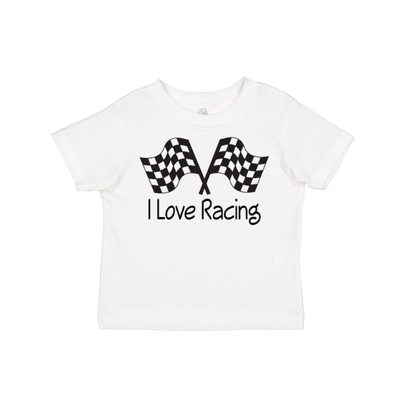 Inktastic I Love Racing Boys or Girls Toddler T-Shirt