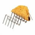 thumbnail image 2 of G.E.T. 4-81823 Stainless Steel Metal Taco Holder / Stand, Holds 3 Tacos, 2 of 3
