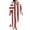 Wine, variant on Dvprdro Womens Boho V Neck Color Blocked 3/4 Sleeve Side Slit Loose A Line Maxi Dress Casual Beach