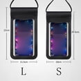 thumbnail image 2 of Portable Outdoor Travel Dustproof with Hanging Rope Wear-resistant Mobile Pouch TPU Leather Phone Waterproof Bag Mobile Phone Bag GOLD S, 2 of 8