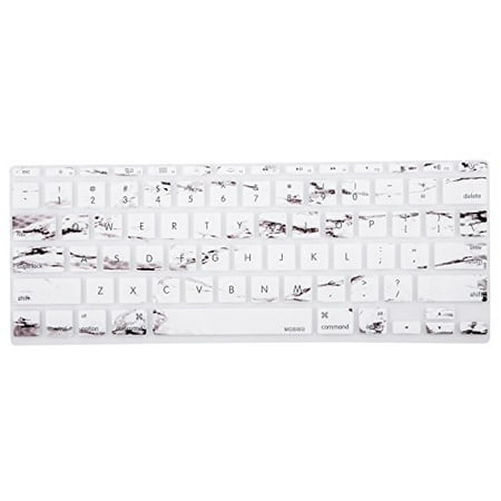 Mosiso Protective Keyboard Cover Skin for MacBook Air 11 Inch (Models: A1370 & A1465), Marble Pattern