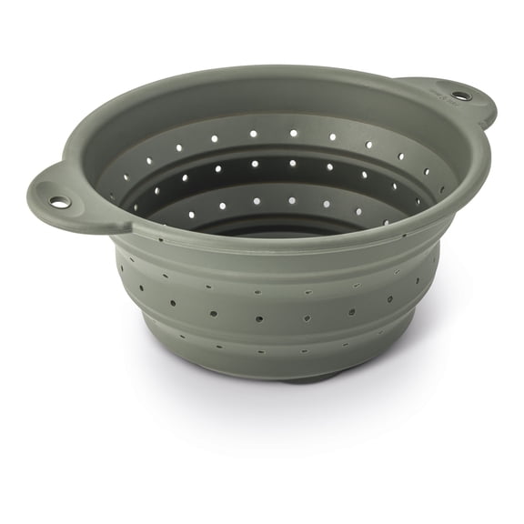 Thyme & Table Expandable Collapsible Steamer Basket for Healthy Cooking - Green