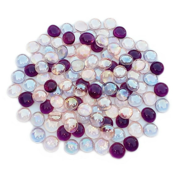 Creative Stuff Glass - Varied Mixes - Glass Gems - Vase Fillers - Aquarium Decorations (5 lb Sweet Amethyst Mix)