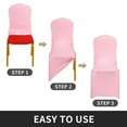 thumbnail image 4 of 6/12/25 pcs Stretch Spandex Chair Cover for Wedding Party Dining Banquet Event, 4 of 7
