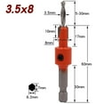 thumbnail image 1 of 1 Pce Perceuse de Comptoir 1/4 Pouces Tige Hexagonale pour Menuiserie Perceuse de Comptoir Pièces de Rechange, 1 of 5