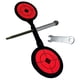 thumbnail image 1 of de de objetivo de portátil, montaje en árbol, rotación de 360  degree, objetivo de tiro de jardín para práctica de entrenamiento, 1 of 9