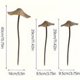 thumbnail image 3 of Metal Rusted Mushroom Garden Stake Art Crafts Statue Backyard Garden Yard Sidewalk Outdoor Backyard Decoration, 3 of 9