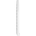 thumbnail image 3 of 38"W x 40"H Round Top Surface Mount PVC Gable Vent: Functional, w/ 2"W x 2"P Brickmould Sill Frame, 3 of 13