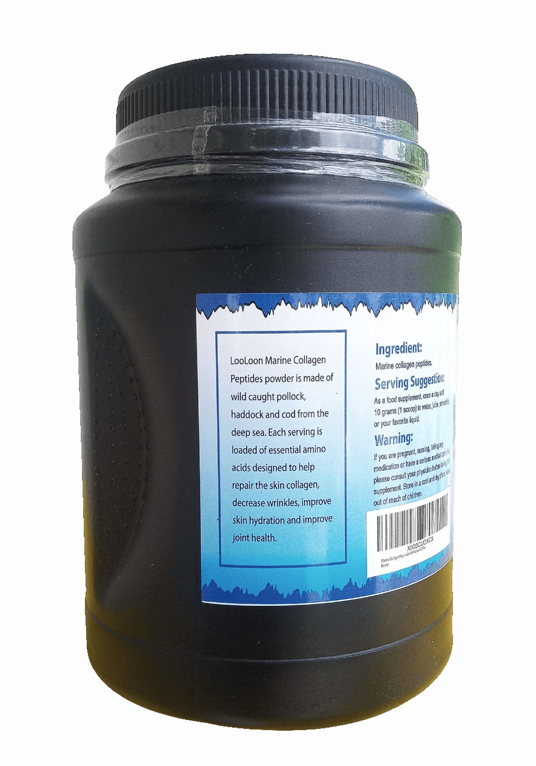 Marine Collagen Peptides Powder, 1 Kg – Hydrolyzed, Pure & Unflavored - Premium Protein from Fish
