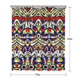 thumbnail image 5 of Vibrant Floral Pattern Shower Curtain 72"x84" ,Bathroom Decorative Shower Curtains Set with 12 Hooks,Modern Waterproof Washable Shower Curtain, 5 of 6