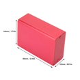 thumbnail image 3 of LHCER Aluminum Box,Circuit Board Instrument Aluminum Cooling Box DIY Electronic Project Enclosure Case Frosted Red,Aluminum Casing Cooling Box, 3 of 8