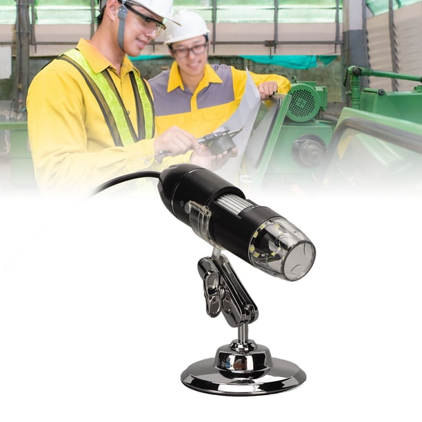 Microscopio Digital HD, 8 Luces LED USB Tipo C Fuerte Compatibilidad Microscopio Digital Sensor CMOS Para Pruebas Industriales