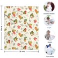 thumbnail image 4 of Autumn Fall Leaves Pattern Blanket,Comfortable Soft Flannel Throw Blanket,All Season,Warm Lightweight Blankets for Sofa Bed Couch Living Room Chair,30"x40", 4 of 4