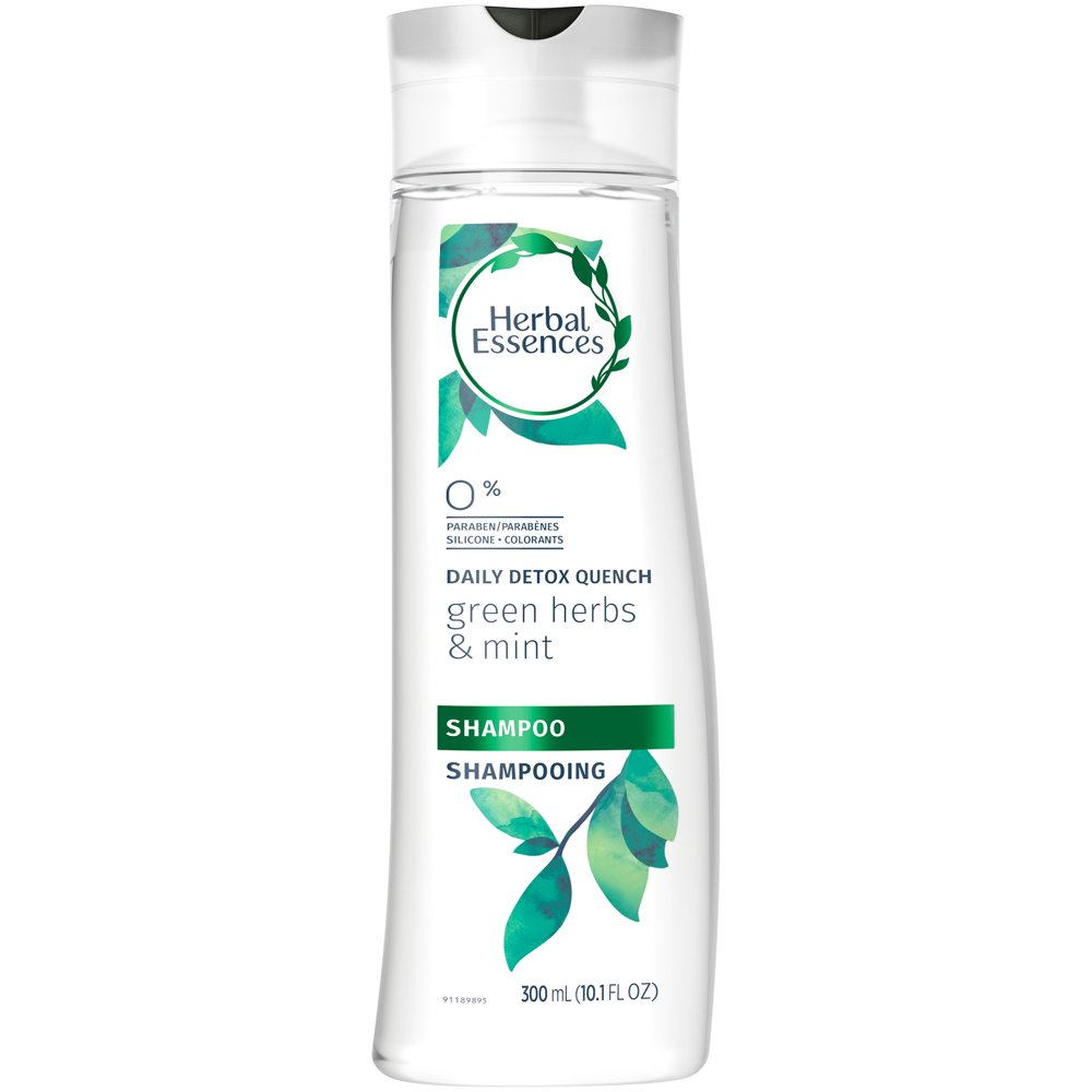 Herbal Essences Daily Detox Quench Shampoo Green Herbs & Mint, 10.1 fl
