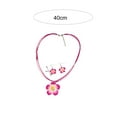 thumbnail image 5 of Kripyery Jewelry Set Fashion Attractive Alloy Flower Dangle Jewelry Set for Party Dating Vacation, 5 of 8
