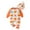 Orange, variant on HCNTES Baby Boy Halloween Outfit Pumpkin Footed Romper Footie Jumpsuit Knot Hat Fall Clothes(9-12 Months,F66-Orange)