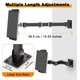 thumbnail image 4 of Soporte de pared para tablet, brazo extensible de 3 etapas, giratorio de 360° debajo del gabinete o soporte de pared para iPad Pro, Air, Galaxy Tab y todas las tabletas de 11.9-34.3 cm,, 4 of 5