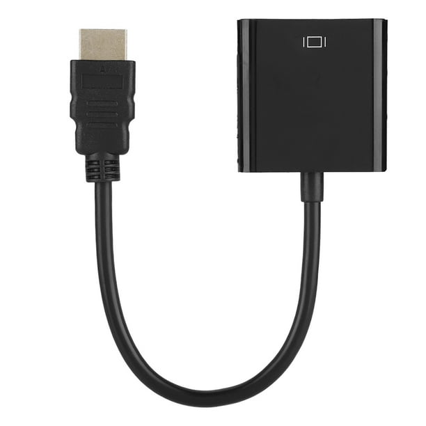 Convertidor De Cable HDMI A VGA De Resolucion HD De Tamano Completo Cable Adaptador HDMI A VGA De 720P O 1080P Para Monitores Televisores Y Monitores Proyectores Antiguos Walmart en linea