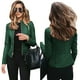 thumbnail image 3 of Chaqueta de traje de PU de cuero de moda para mujer de otoño e invierno, chaqueta pequeña de moda y elegante, 3 of 6