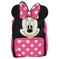 thumbnail image 2 of Girls Minnie Mouse Cargo Backpack with Bow & Ears Pink 12", 2 of 2