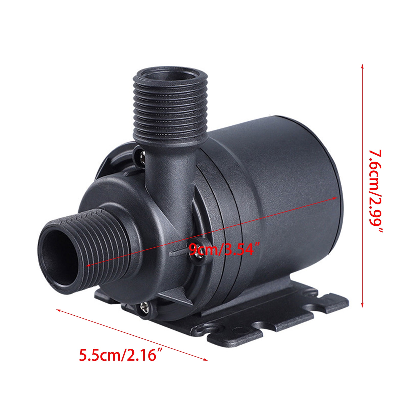 Industrial Grade 12V/24V Water Pump Versatile Submersible Water Pump for Fountain Pool & Solar Water Circulation Durable