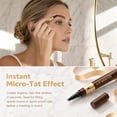 thumbnail image 7 of Waterproof 4‑Tip Microblading Eyebrow Pen, Long‑Lasting Smudge‑Proof Natural Hair‑Like Brow Makeup for Busy Women.( Brown 1Pcs), 7 of 7