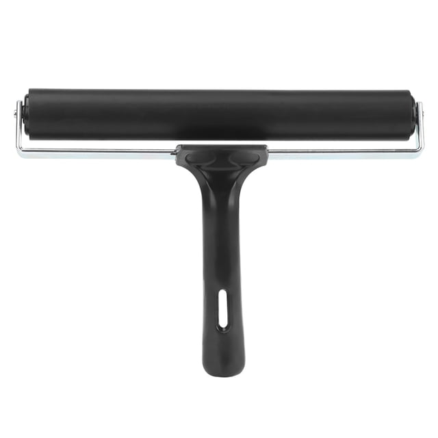 Rodillo de goma Brayer, pincel, aplicador de tinta, herramienta para pintar al óleo, manualidades y arte.